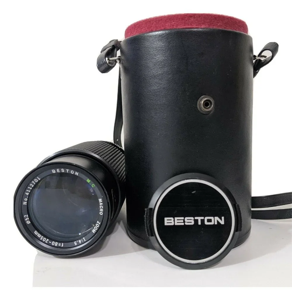 Beston M.C Macro Zoom 1:4.5 f=80-205mm camera lens MInolta SLR
